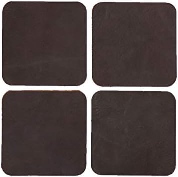 4-инчов кръгла форма от кожата биволско Stonestreet Leather идеален за каботажните, кожени ивици, занаяти, кръгли кругляшей от кожата