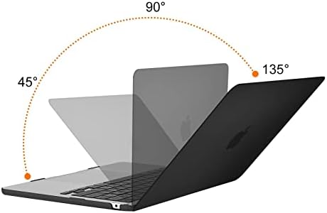 MOSISO е Съвместим с MacBook Air 13,6-инчов калъф 2022 година на издаване A2681 M2, Неопреновый калъф с малък калъф, пластмасов Твърд
