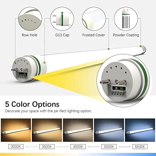 Клиенти лампа LEDONE Т8 led 4-подножието на крушката с регулируема цветова температура от 3000 до 6500 К, Магазини лампа с обходом баласт