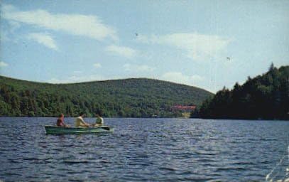 Планинско езеро, пощенска Картичка от Вирджиния