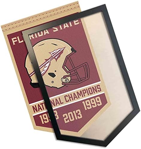 Банер Национален шампион на щата Флорида Seminoles по футбол и Дървена Рамка за Банер