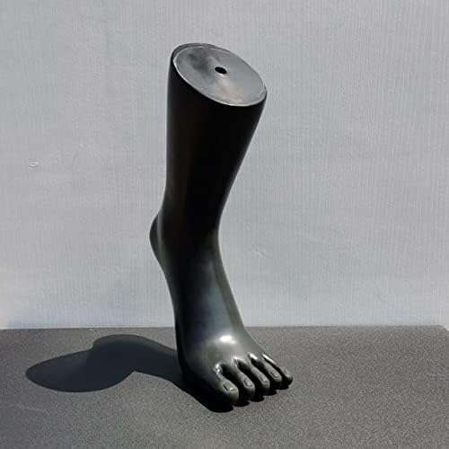 Гумени ботуши, 1 чифт (черен цвят) Пластмасов Манекен за краката на възрастен човек, Подходящи за демонстрации на чорапи и Къси Чорапи,
