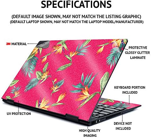 MightySkins Лъскава блестяща кожа, която е съвместима с пълен комплект за опаковане на Microsoft Surface Laptop 5 13,5 - с Висок контраст