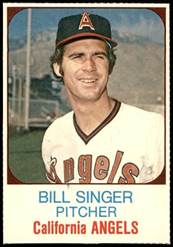 1975 Любовница 82 Бил Singer Los Angeles Angels (Бейзболна картичка) БИВШИ ангели