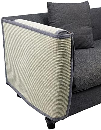 Напълно оборудван диван-когтеточка за котки - Защита на мебели от естествен сезал от котки-Ъглова котешка когтеточка за разтегателни