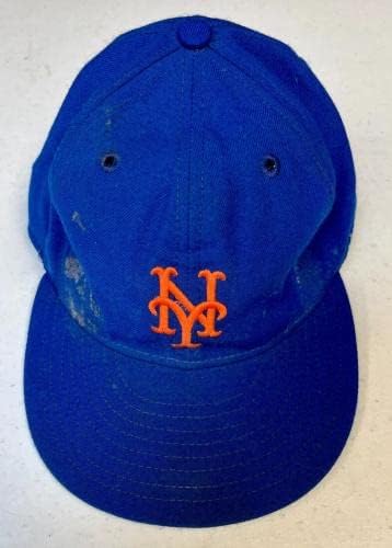 ДЕЙВИД КОУН (Ню Йорк Метс) 1987 Използвана игра / шапка с автограф - Autographed Hats