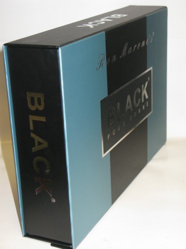 Подаръчен комплект Ron Marone Black Pour Homme (3,4 грама EDT + 6,8 унции душ гел + 6,8 унции на балсама за след бръснене + 0,67 унция