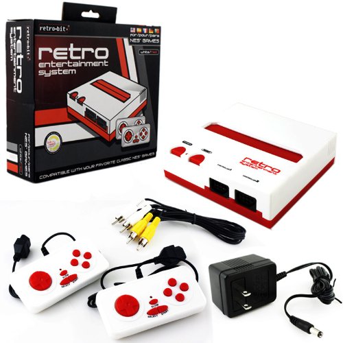 Ретро-Развлекателна система NES - Бял / Червен