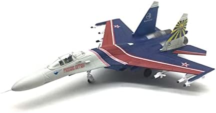 Almencla 1/100 Руската Модел самолет СУ-27, Монолитен под Налягане, Имитация на Дисплея с Поставката, Бижута, Модел на Самолета за Бар,