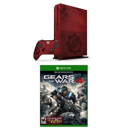 Конзола Xbox One S обем 2 TB - Gears of War 4 Limited Edition Пакет и Gears of War 4 Standard Edition Физическо