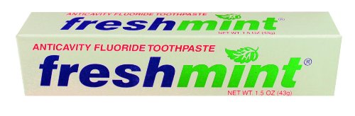 New World е Вносител на паста за зъби TP15 Freshmint Anticavity с флуор, 1,5 унции, В индивидуална опаковка (144 броя)