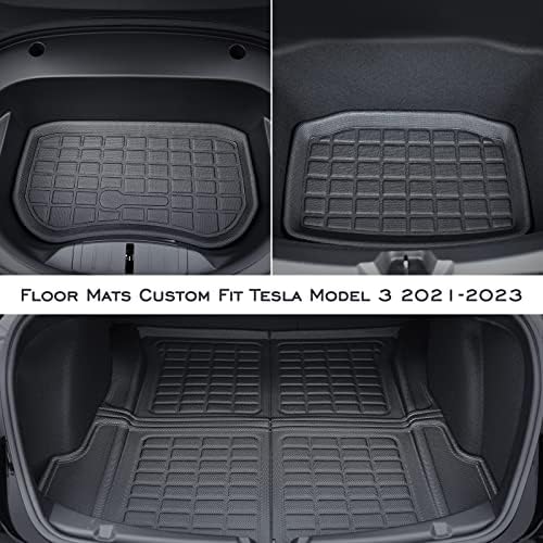 Постелки за пода Tesla Model 3 Tesla Model 3 при всякакви метеорологични условия постелки за пода 2022 2023 2021 Аксесоари Tesla Model