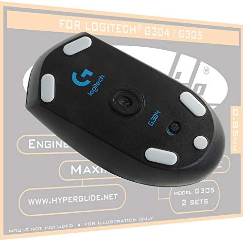 Ролкови мишката Hyperglide за Logitech G304 и G305