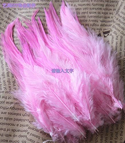 SELCRAFT 100 бр./лот, Красиво перо от Фазан 4-6 инча /10-15 см, Естествен цвят и боядисани пера, повече избор на цвят, номер 1109