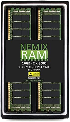 Актуализация регистрирана сървър памет NEMIX RAM, 256GB (8x32GB) DDR4-2400 PC4-19200 ECC RDIMM за сървър Dell PowerEdge FC830