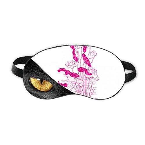 Лотос Цвете Лотос-Водна облегалката за глава За Очи и Тъмна косметологическая Сянка на Кутията