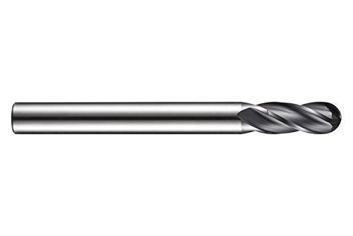 Торцевая fresa Dormer S51110.0 с Шариковым опашка, Покритие X-ceed е, HM, Диаметър на главата на 10 мм, Дължина на канали 22 мм, общата