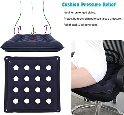 Флокированная Възглавница за инвалидни колички от Язви, Гофрети Надуваема Възглавница за облекчаване на натиска, Въздушни Възглавници