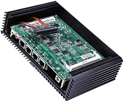 Мини компютър InuoMicro без вентилатор G4005L с 4 локални мрежи, мини-Тенис на Рутер с 2 GB оперативна памет Ddr3, 256 Gb Ssd WiFi, Core