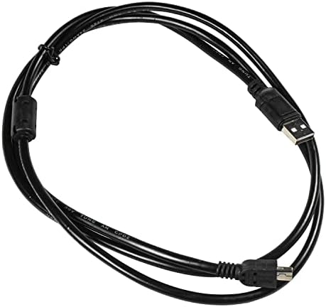 5-ПИНОВ USB кабел HQRP от A до Mini B, който е съвместим с вашата камера Sony Handycam DCR-HC30E DCR-HC32 DCR-HC32E DCR-HC36