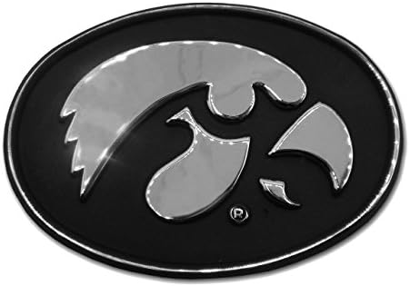 Университет на Айова Hawkeyes Хромирана Метална Емблема на Премиум-клас на NCAA College Автомобил, Камион, Мотоциклет Лого