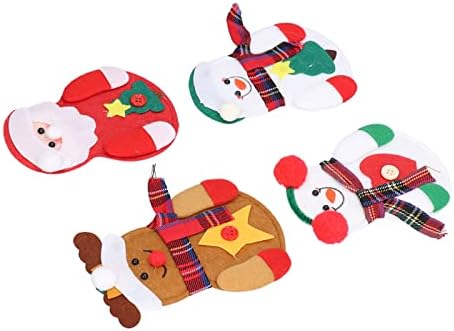 Домашни Коледни Войлоки, Пухкава Украса на Мек Удобен Ярки цветове, Широко използвани за елхи за Коледа камина, за Коледните Чорапи