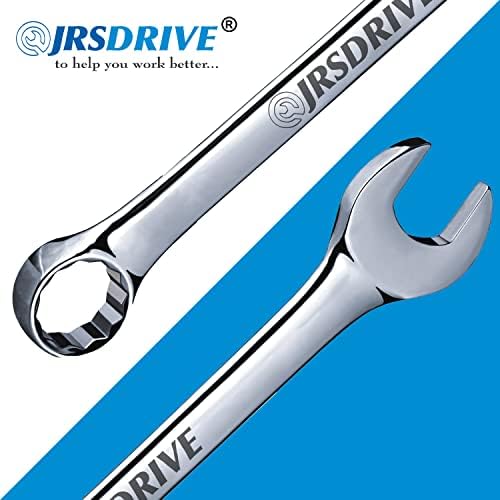 Комбиниран ключ JRSDRIVE, Определени от 14 върхове, Метричен, 6 мм - 19 мм хром-ванадиевая стомана
