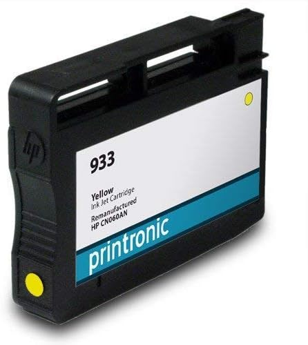 Преносимото касета Printronic с възстановени мастило за HP HP 933 933 3 опаковки (1 син, 1 червена, 1 жълта) за OfficeJet 6100 6600 6700