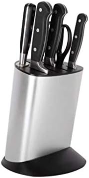 Универсален държач ножевого блок LLRYN, Модерен и безопасен ножевой блок за лесно почистване и сушене, уникални слот за съхранение на