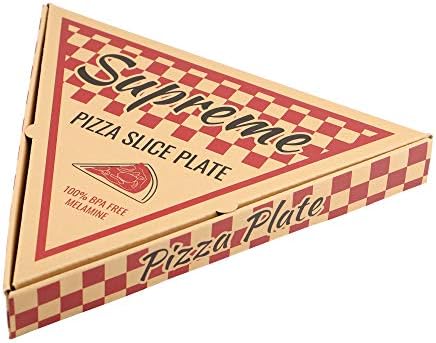 9-Инчови Меламиновые Чинии за Пица Supreme Housewares от 6 теми