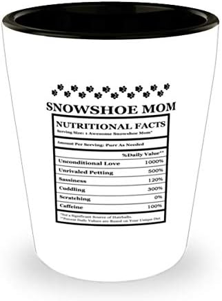 Информация за хранителни свойства, Snowshoe Mom Чаша 1,5 унции.