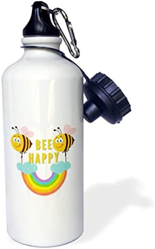 Цитати от 3dRose Bee Happy Aesthetic Vibe - Бутилки за вода (wb-363496-1)