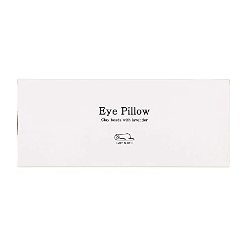Възглавница за очите Мързелив ленивец - Мъниста от естествена глина с лавандула - Маска за очи с утяжелителем горещ или студен - Използва