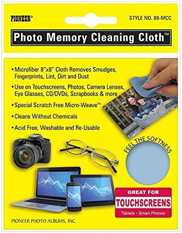 Кърпа за почистване на фотопамяти Pioneer от микрофибър (3 опаковки)