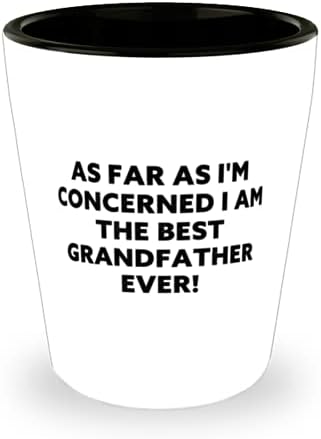 Уникална Дедушкина чаша, Доколкото разбирам, аз съм най -!, За дядовци, Подарък От Внук, Керамична Чаша За дядо