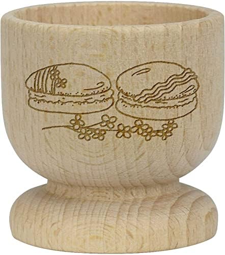 Дървена чаша за яйца Azeeda ореховки с интериор (EC00022942)