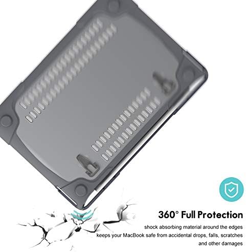 Калъф ProCase MacBook Air 13 Инча 2020 2018 2019 година на издаване A2337 M1 A2179 A1932, Сверхпрочный Тънък Защитен калъф със сгъваща