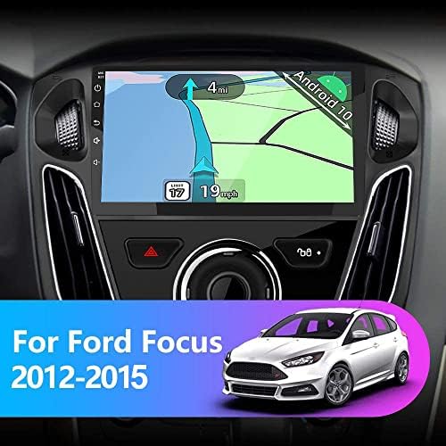 YUNTX за Ford Focus 2012-2015 Радио Android 10 Подмяна на Двоен Din Безжичен Carplay Android Auto DSP Bluetooth Резервно Помещение Огледалната