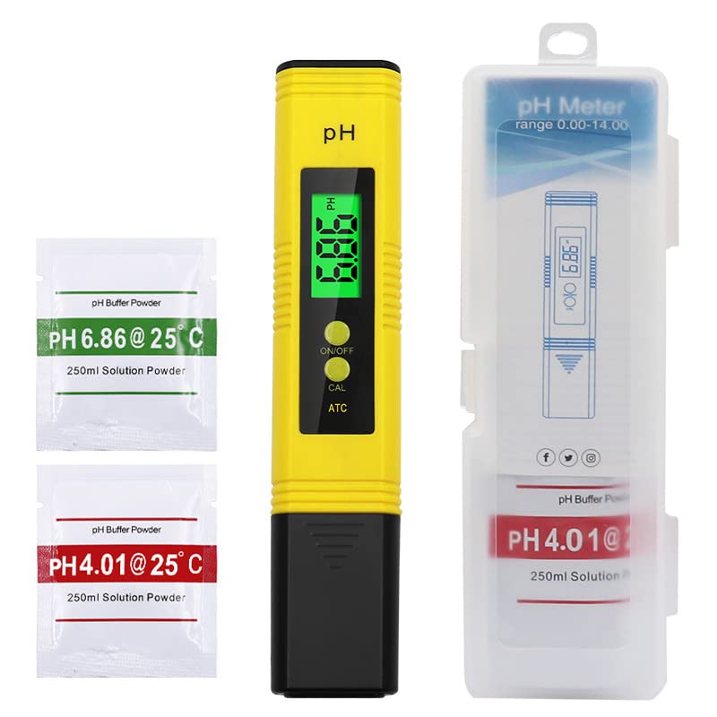 Измерване на PH Beeiee за вода, дръжка-тестер за PH 0,05 ph с обхват на измерване 0-14 PH за домашно Пиене, на басейна и на аквариума