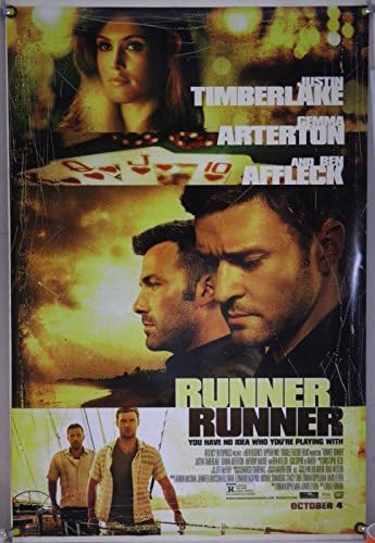 RUNNER RUNNER 27X40 D / S Оригинален Плакат на филма One Sheet 2013 Бен Афлек Джъстин Тимбърлейк