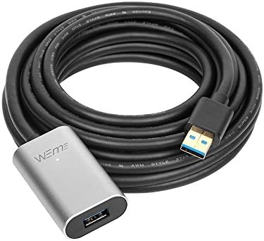 Удължителен кабел USB 3.0, USB удължителен кабел WEme с корпус от алуминиева сплав, Кабел тип Мъж-жена за Oculus Rift, Слушалки виртуална