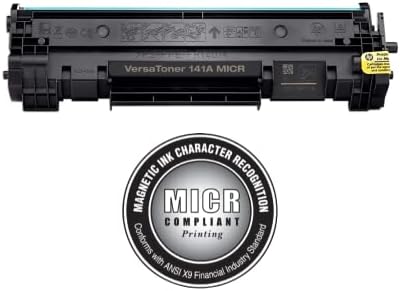 Тонер касета VersaToner - 141A (W1410A) MICR за печат проверки - Съвместима с принтери VersaCheck M110 MXE, HP Laserjet M110, M111, M140,