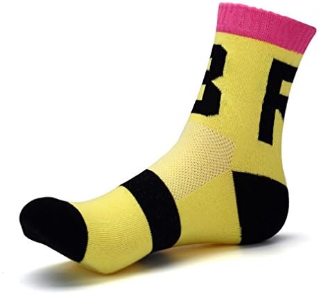 Rong-Bao Мъжки Памучни Чорапи За Колоездене, пътуване с Планинско Колоездене, Спортни Чорапи за Глезените