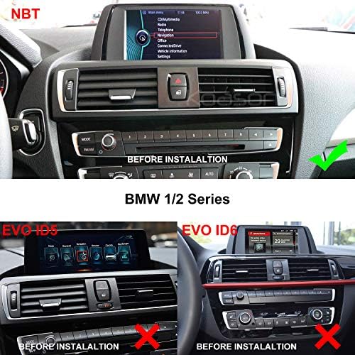 10,25Черен Екран на Монитора 4 + 64G Android10 Авто Стерео Видео мултимедиен плейър GPS Навигация за BMW 1/2 Series F20 F21 F22 F23 2011-