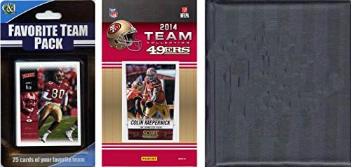 C & I Collectables Лицензен Набор от Командирите на Карти NFL San Francisco 49Ers с Албум за съхранение