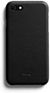 Калъф за телефон Bellroy за iPhone SE (Кожен калъф за iPhone ултра Тънък профил, мека подплата от микрофибър) - Черен