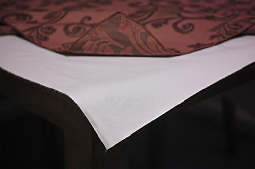 Yourtablecloth Луксозна Мека Сверхпрочный подложка за маса с фланела подложка (правоъгълник 52X 140)