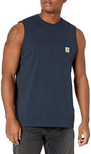 Мъжка риза Carhartt Big & Tall Свободно Размери в тежка категория Без Ръкави, с джобове