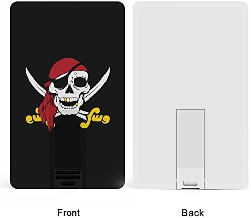 Пиратски Череп USB 2.0 Флаш Устройства, Памет във Формата На Кредитна карта