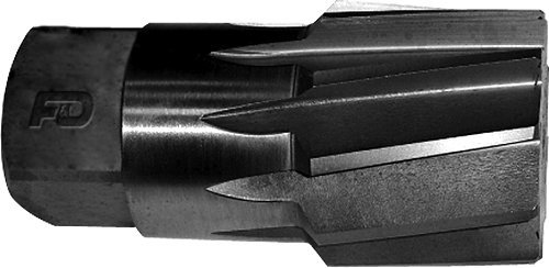 F&D Tool Company 28807 Почистване на конусни тръби от бързорежеща стомана, Директен канавка, Номинален размер на 1 1/2 , Малък края на
